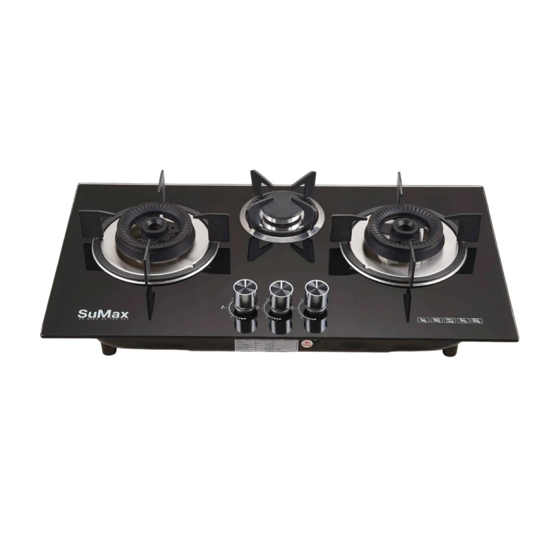 Three Burner Glass Cabinet (SG-346)