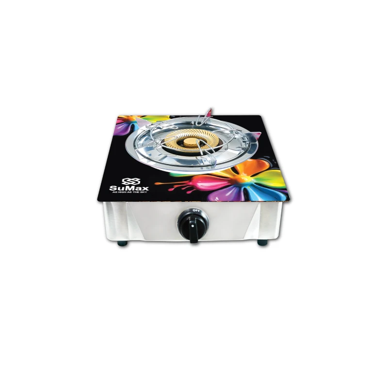 SuMax SINGLE GLASS 100 BURNER With Iron Cap (SG-132--IRON)