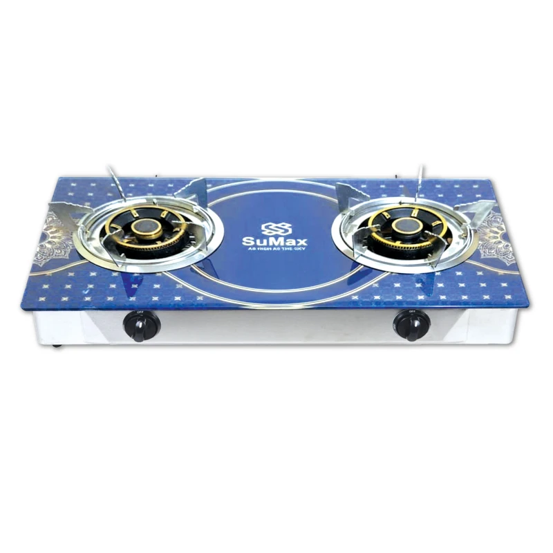 SuMax DOUBLE GLASS 120 BURNER With Iron Cap (SG-240--IRON)